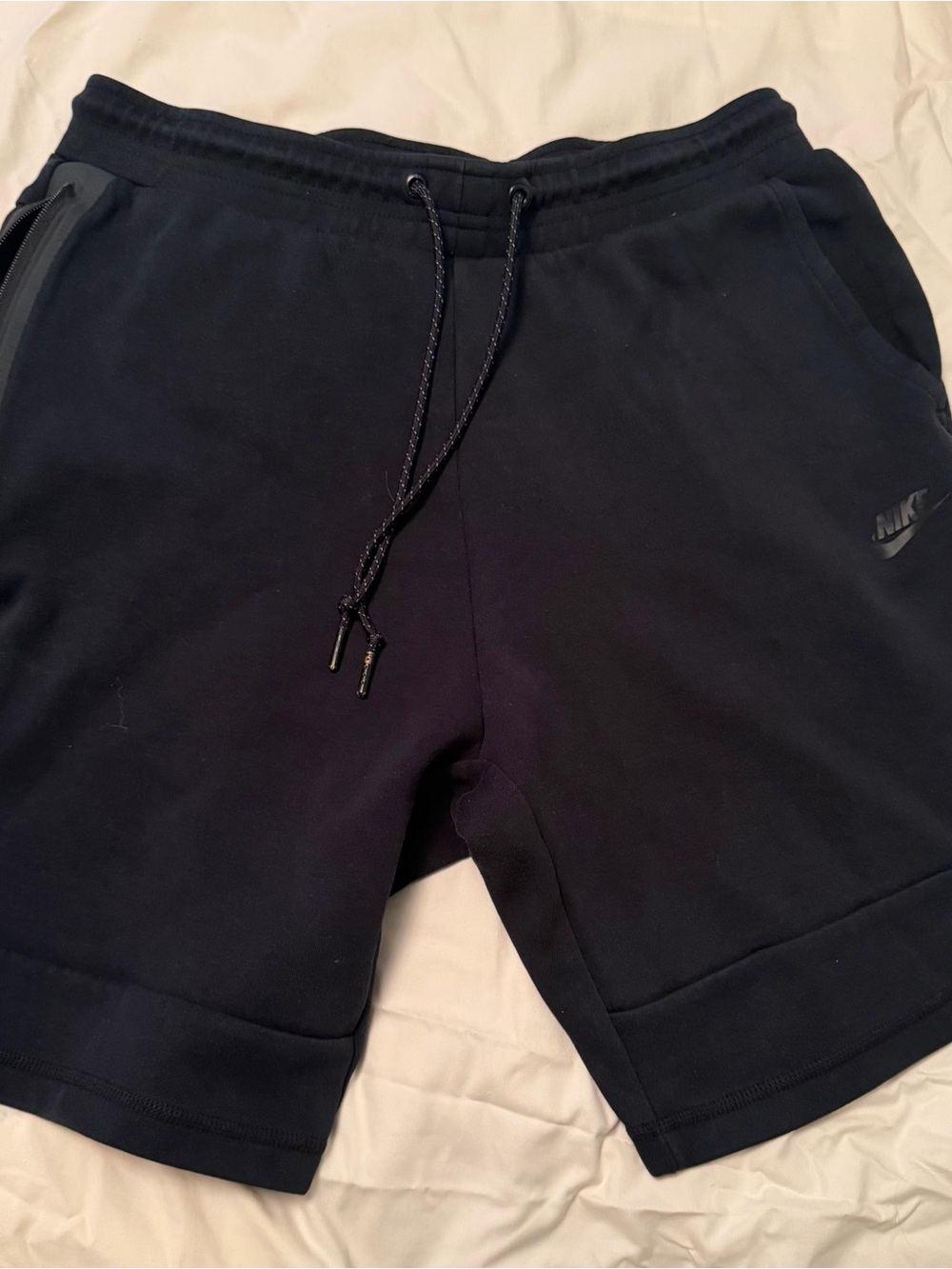 Nike Black Athletic Drawstring Shorts